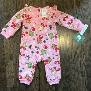 Baby girls Grinch onesie - NWT - 6/9M